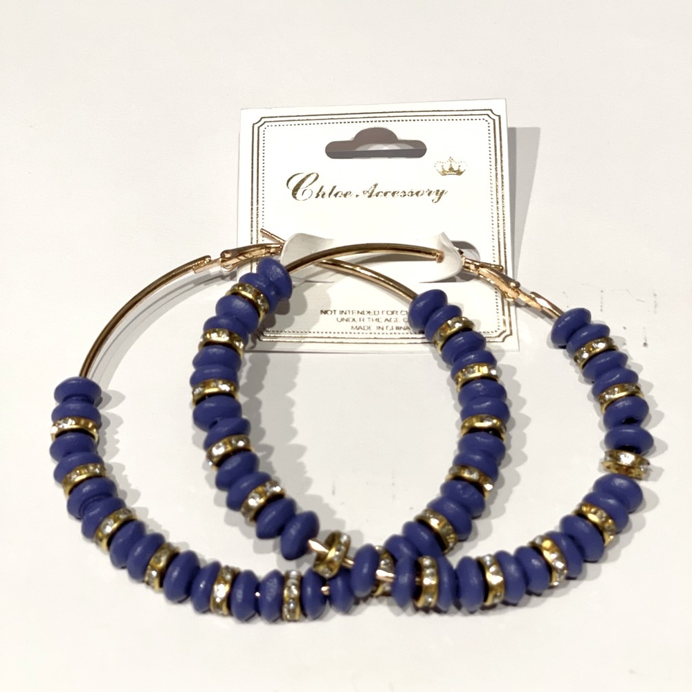 Women’s beautiful, big hoop earrings